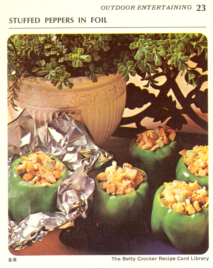 Stuffed Peppers in Foil